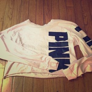 Victoria’s Secret PINK crop long sleeve size Small